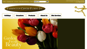 What Farmingtoncenterflorist.com website looked like in 2016 (7 years ago)