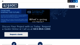 What Freedomcad.com website looked like in 2016 (7 years ago)