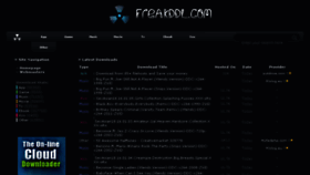 What Freakddl.com website looked like in 2016 (7 years ago)
