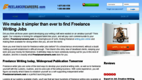What Freelancercareers.com website looked like in 2016 (7 years ago)