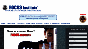 What Focusinstitutechd.com website looked like in 2016 (7 years ago)