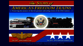 What Freedomtrain.org website looked like in 2016 (7 years ago)