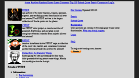 What Fstdt.com website looked like in 2016 (7 years ago)