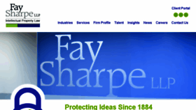 What Faysharpe.com website looked like in 2016 (7 years ago)