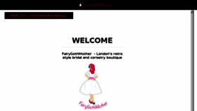 What Fairygothmother.com website looked like in 2016 (7 years ago)