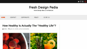 What Freshdesignpedia.com website looked like in 2016 (7 years ago)