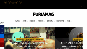 What Furiamag.com website looked like in 2016 (7 years ago)