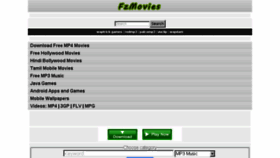 What Fzmovies.co website looked like in 2016 (7 years ago)