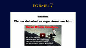 What Formel7.de website looked like in 2016 (7 years ago)