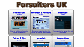 What Fursuit.co.uk website looked like in 2016 (7 years ago)