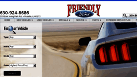 What Friendlyford.com website looked like in 2016 (7 years ago)