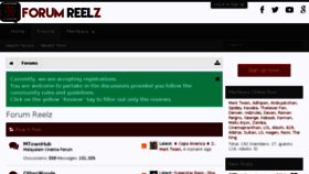 What Forumreelz.com website looked like in 2016 (7 years ago)