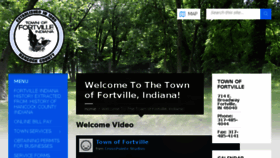 What Fortvilleindiana.org website looked like in 2016 (7 years ago)