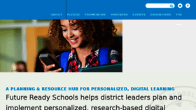 What Futurereadyschools.org website looked like in 2016 (7 years ago)