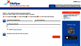 What Fileflyer.com website looked like in 2016 (7 years ago)
