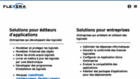 What Flexerasoftware.fr website looked like in 2016 (7 years ago)