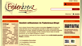 What Fadenkreuz-shop.de website looked like in 2016 (7 years ago)