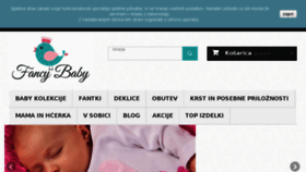What Fancybaby.si website looked like in 2016 (7 years ago)