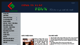 What Fdvn.vn website looked like in 2016 (7 years ago)