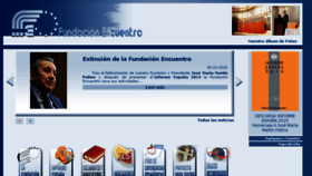 What Fund-encuentro.org website looked like in 2016 (7 years ago)