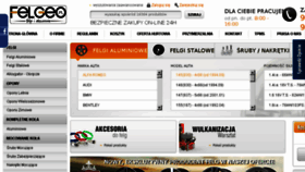 What Felgeo.pl website looked like in 2016 (7 years ago)