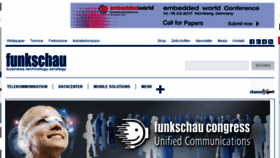 What Funkschau.de website looked like in 2016 (7 years ago)
