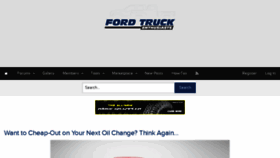 What Ford-trucks.com website looked like in 2016 (7 years ago)
