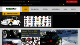 What Fantasyauto.it website looked like in 2016 (7 years ago)