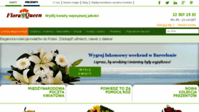 What Floraqueen.pl website looked like in 2016 (7 years ago)