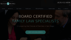 What Familylawsandiego.com website looked like in 2016 (7 years ago)