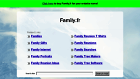 What Family.fr website looked like in 2016 (7 years ago)