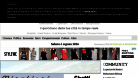 What Faenzanotizie.it website looked like in 2016 (7 years ago)