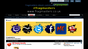 What Fragmasters.co.uk website looked like in 2016 (7 years ago)