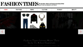 What Fashiontimes.com website looked like in 2016 (7 years ago)