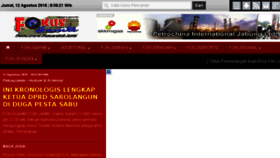 What Fokusjambi.com website looked like in 2016 (7 years ago)