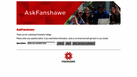 What Fanshawec.intelliresponse.com website looked like in 2016 (7 years ago)