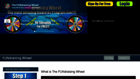 What Fundraisingwheel.com website looked like in 2016 (7 years ago)