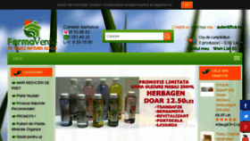 What Farmaverde.ro website looked like in 2016 (7 years ago)