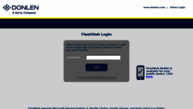 What Fleetweb.donlen.com website looked like in 2016 (7 years ago)
