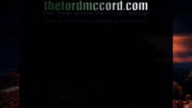 What Fordmccord.com website looked like in 2016 (7 years ago)