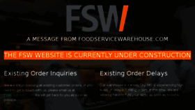 What Foodservicewarehouse.com website looked like in 2016 (7 years ago)