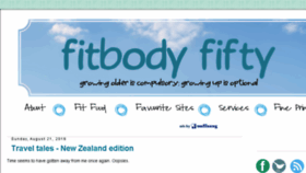 What Fitbodyfifty.com website looked like in 2016 (7 years ago)