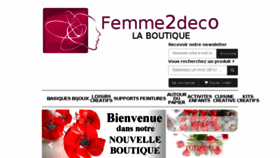 What Femme2deco.com website looked like in 2016 (7 years ago)