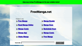 What Freemanga.net website looked like in 2016 (7 years ago)