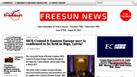 What Freesun.be website looked like in 2016 (7 years ago)