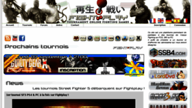 What Fightplay.fr website looked like in 2016 (7 years ago)