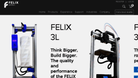 What Felixprinters.com website looked like in 2016 (7 years ago)