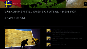 What Futsal.se website looked like in 2016 (7 years ago)
