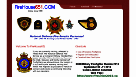What Firehouse651.com website looked like in 2016 (7 years ago)