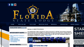 What Floridastatefop.org website looked like in 2016 (7 years ago)